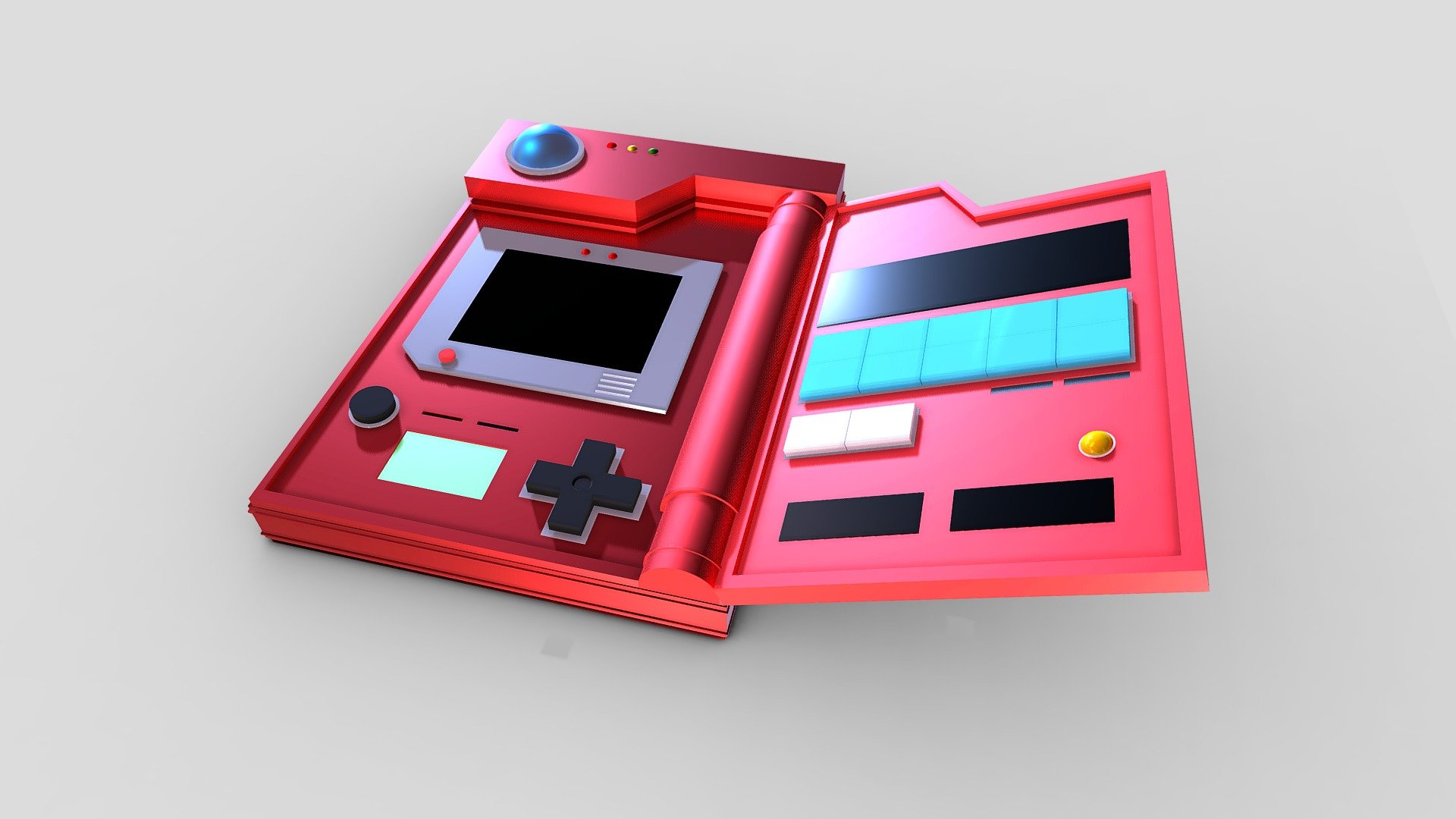 Pokédex Kanto Region - 3D model by Andres C. (@andres.c3D) [7e5bdf4 ...