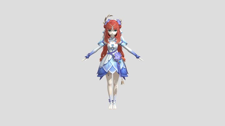 Nilou Genshin Impact – Gratis 3D-model STL