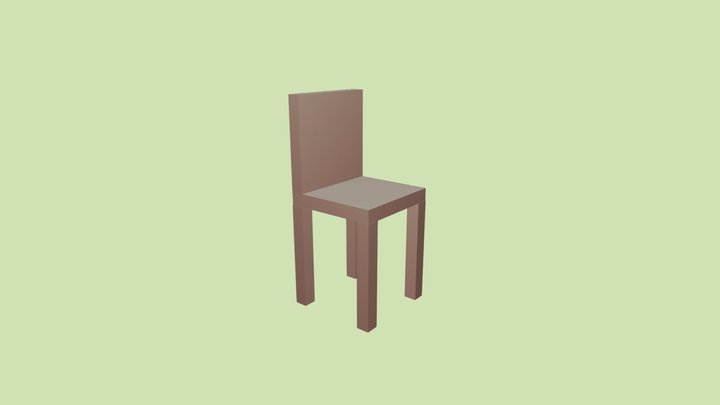 634230052 Chair Model 3D Model