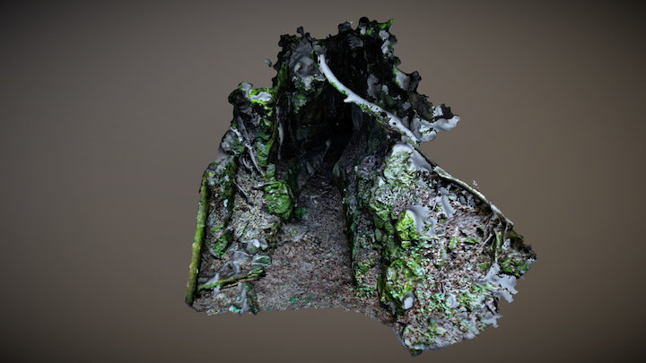 Cave entrance 3D Model