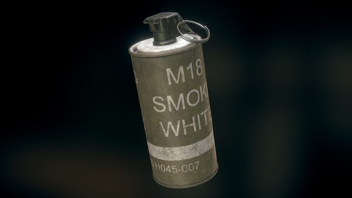 M18 Smoke Grenade 3D Model