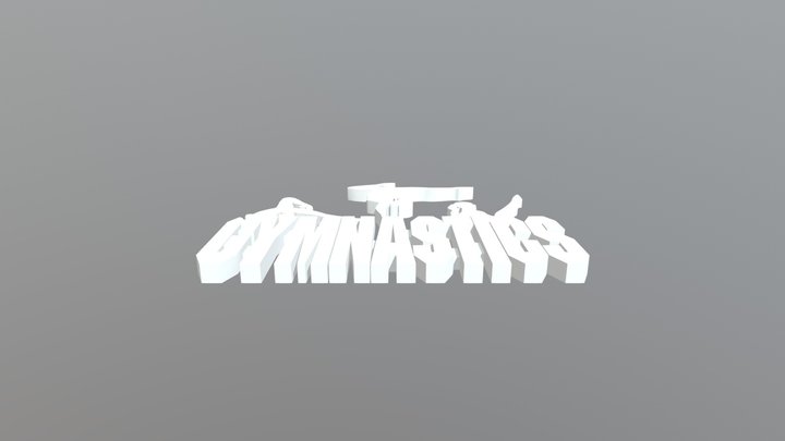 Nyla Gymnastics Locker Decoration 3D Model