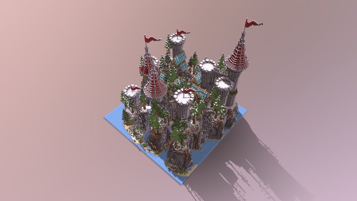 Medieval spawn for minecraft 3D Model