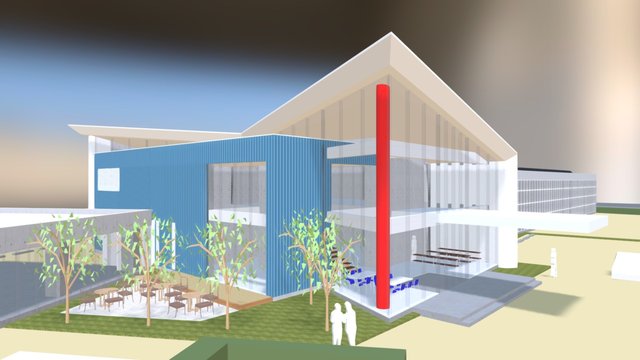 Office Factory Laboratory 3D Model