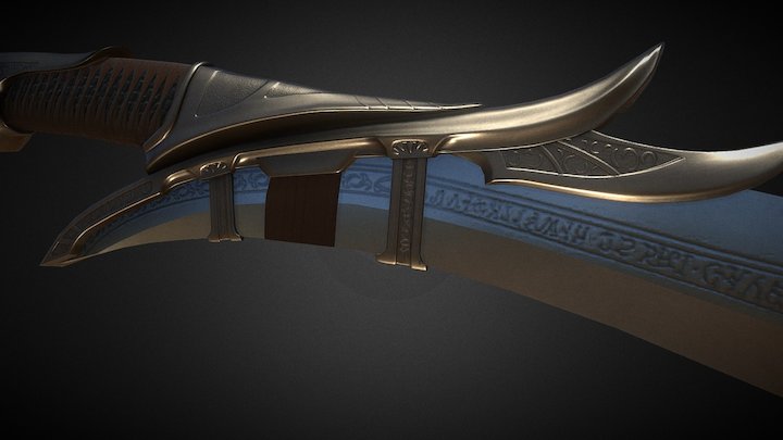 Kit Rae Mithrodin Sword 3D Model