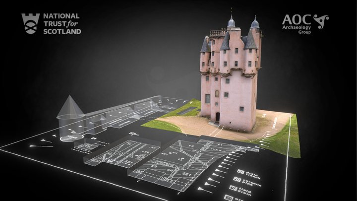 Craigievar Castle - Archaeology 3D Model