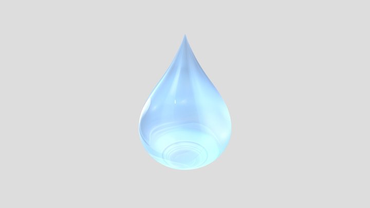 Water droplet 3D Model