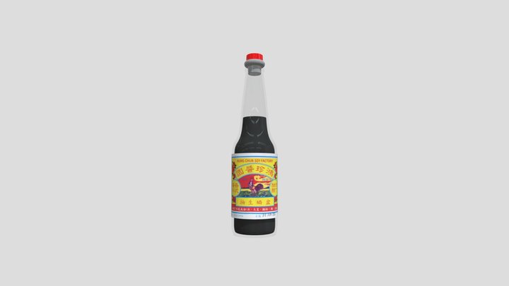 鴻珍醬園醬油 3D Model