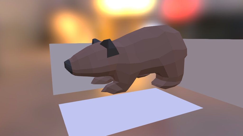 Wombat 3d Model By Matyisan 7e60f4e Sketchfab