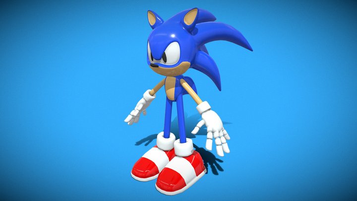SuperSonic – Stylized Cartoon Runner Character