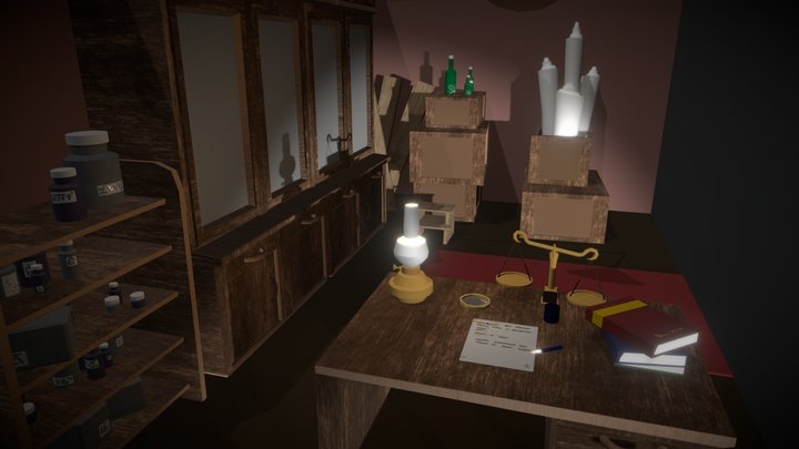 Basement Attack on Titan 3D Model