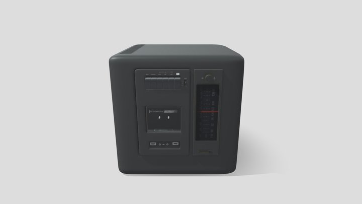 Cassette Futuristic TV 3D Model