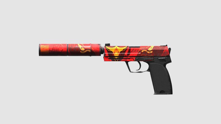 USP-S | Devil 3D Model