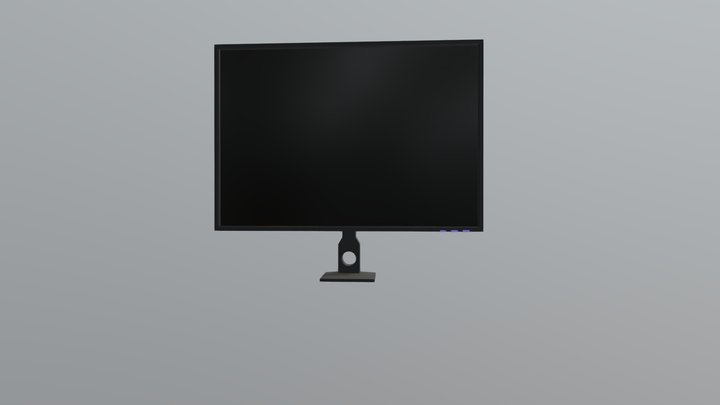 PC Monitor 3D Model