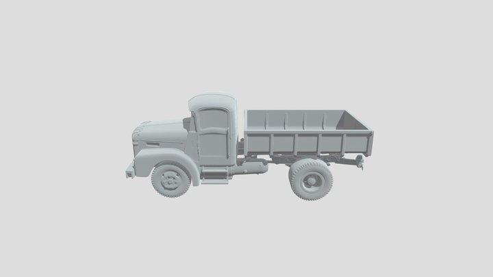Thornycroft VKN tipper 3D Model