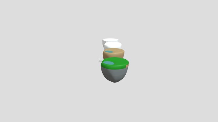 Floating House Start 3D Model