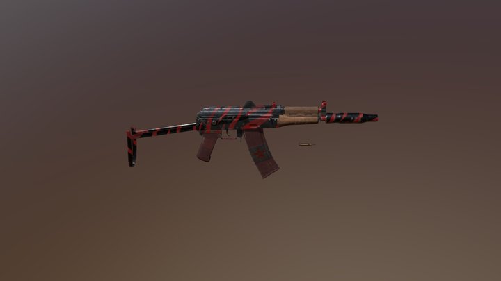 AK74u 3D Model