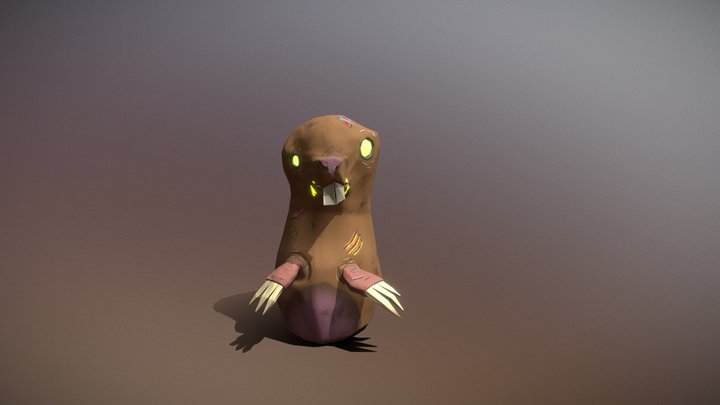 Radioactive Mole 3D Model