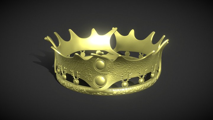 Robert Baratheon Crown: Game of Thrones! 3D Model