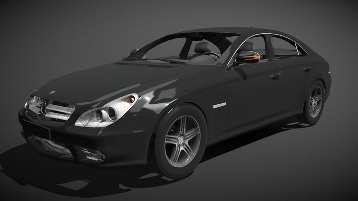 Mercedes-benz cls 55 amg – Free 3D Model STL