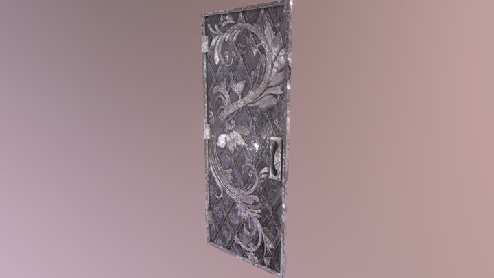 Noble-Class Metal Door 3D Model