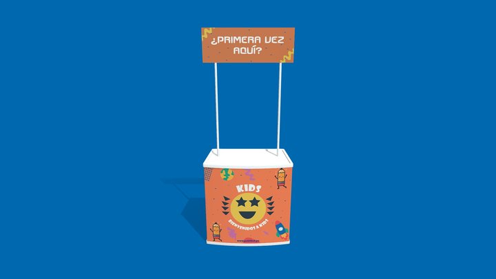 Módulo Publicitario KIDS- Publibel 3D Model