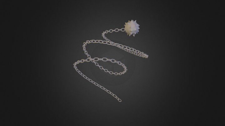 Chains and Thorn Globe 3D Model