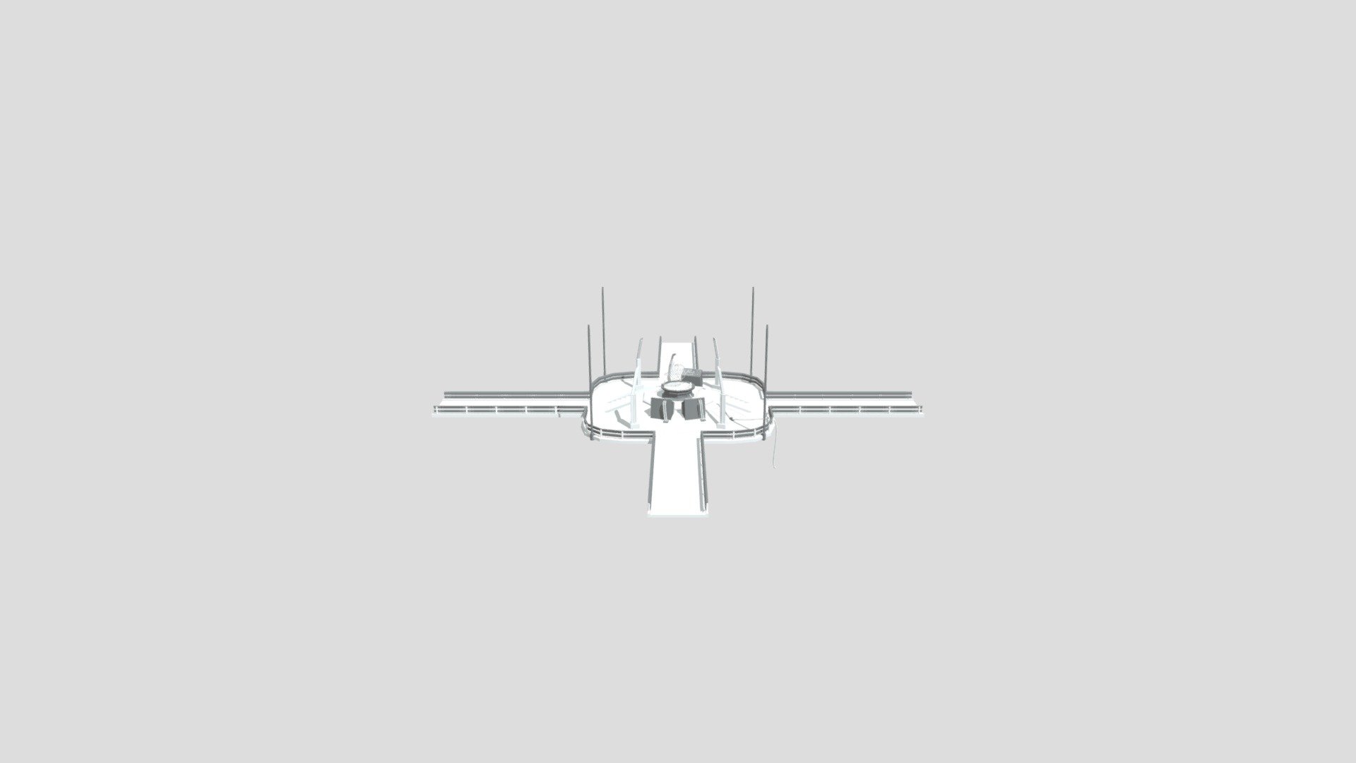 Scifi Control Room — Sketchfab embed 3D viewer