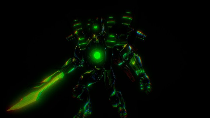 Infected Upgraded Sonar Titan 3D Model