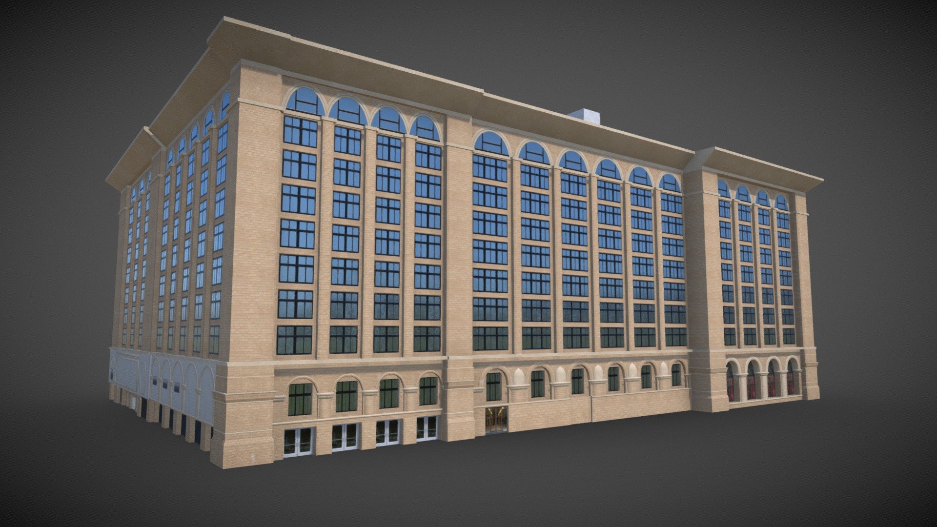 Building constructor Low poly