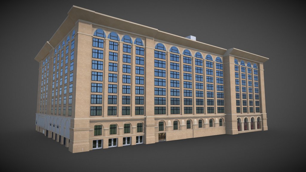 Building constructor Low poly