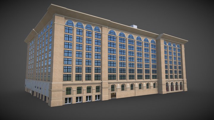 Building constructor Low poly