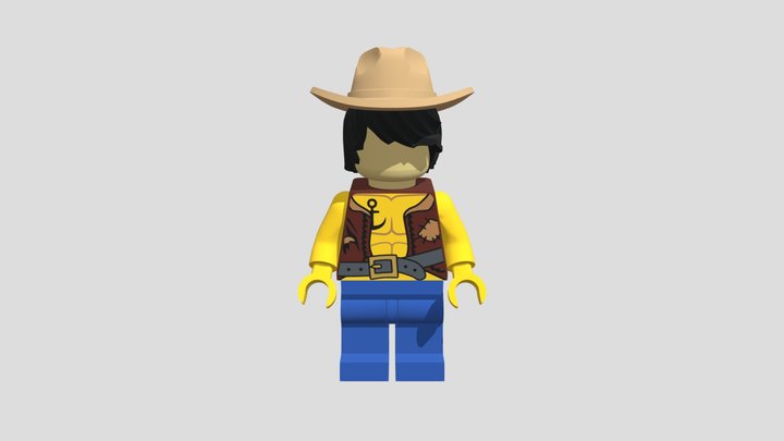 Lego man 3D Model