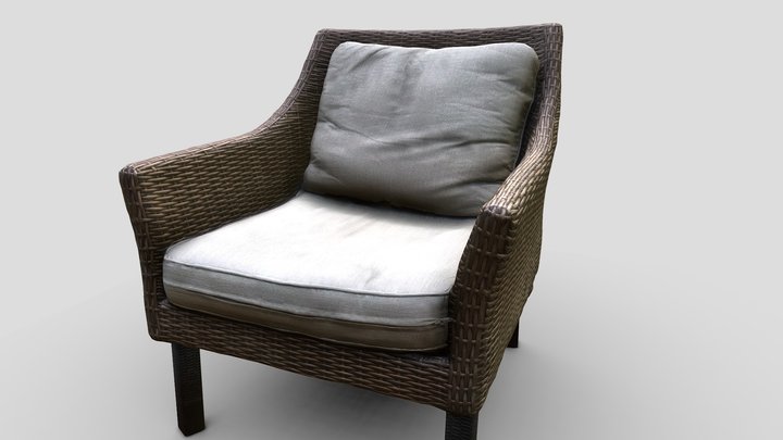 Outdoor Chair Scan MEDPOLY – Gratis 3D-model STL