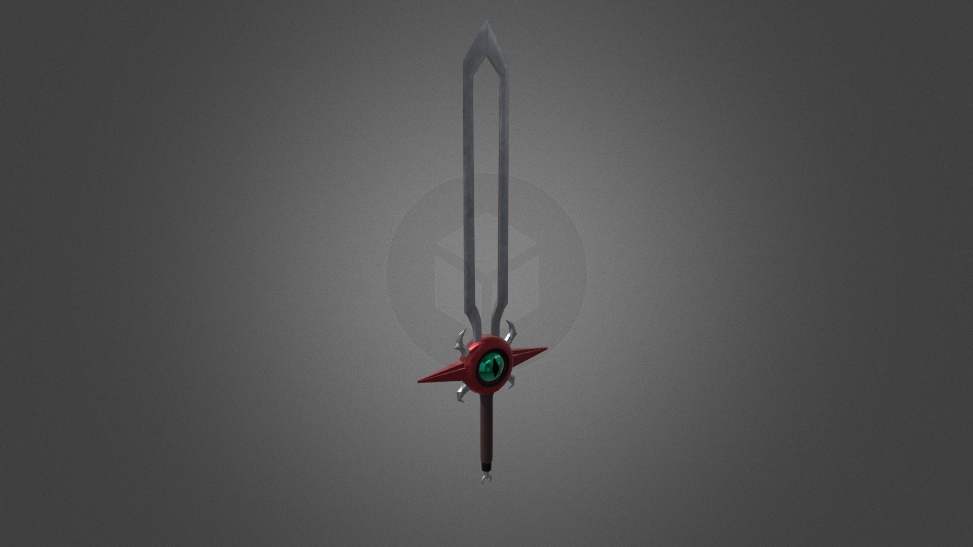 Demon Sword — Sketchfab embed 3D viewer