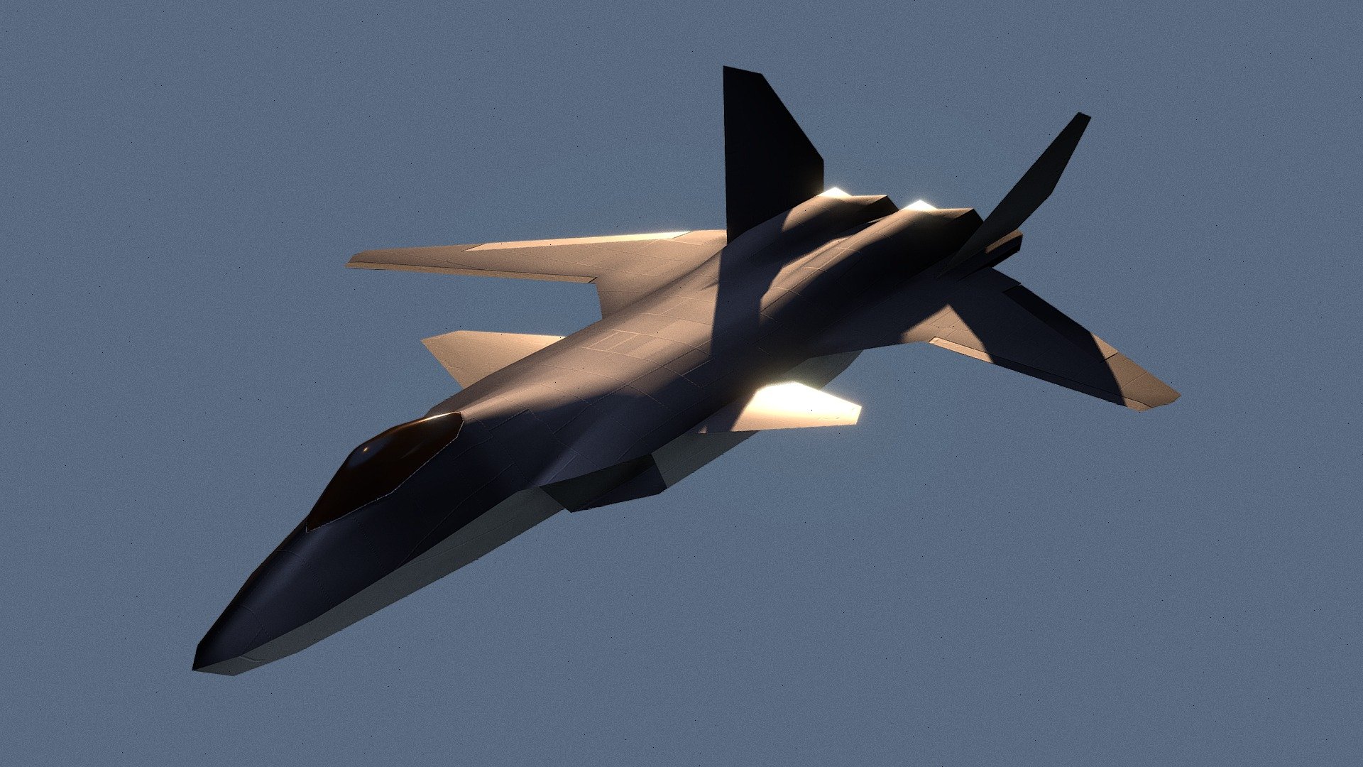 YF-47 Concept Stealth Fighter - Download Free 3D model by anachro19 ...