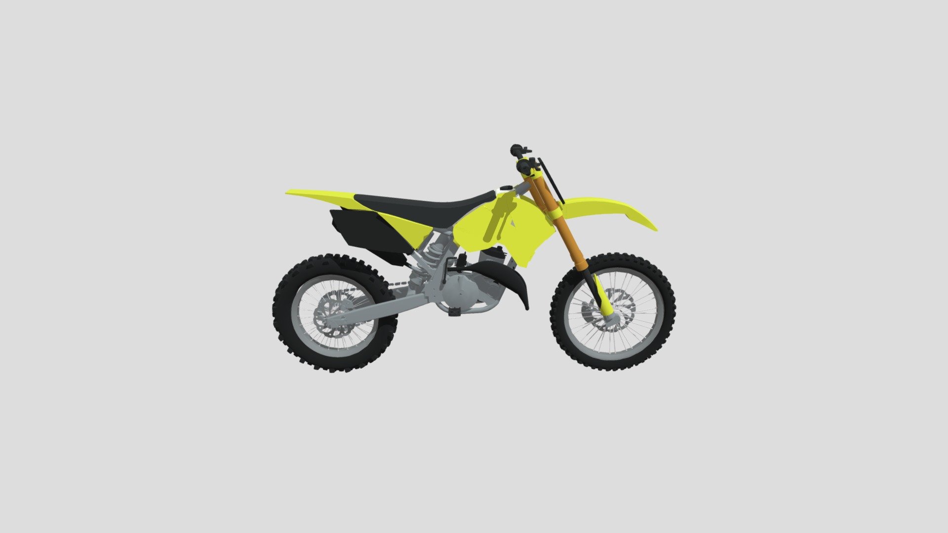 Suzuki Dirt bike V2 Download Free 3D model by JJDYT (J6unh) [7e6a98a