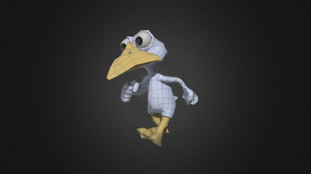Bird Walk 3D Model