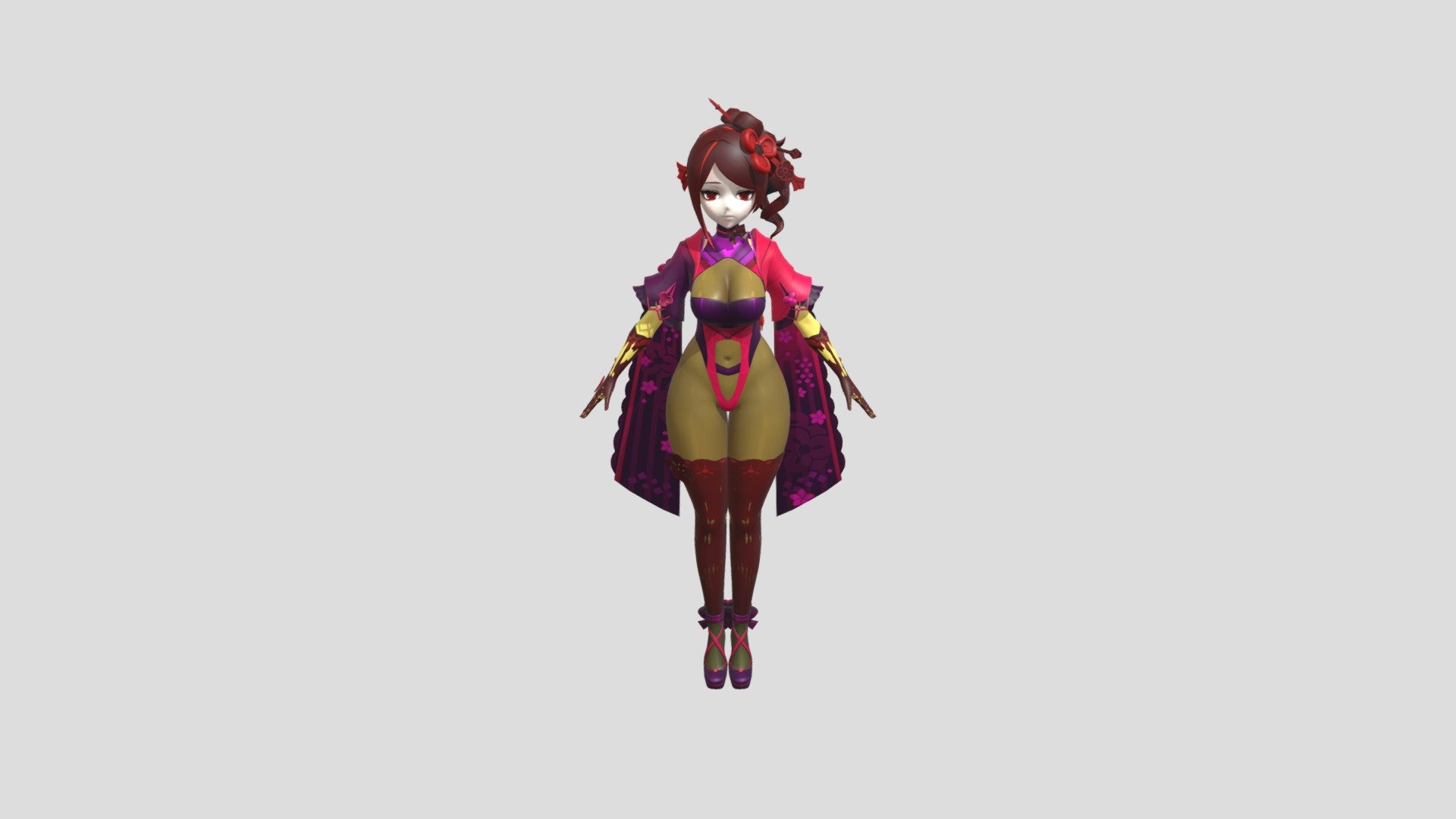 Chiori_ModBlend - 3D model by roko65 [7e6bafd] - Sketchfab