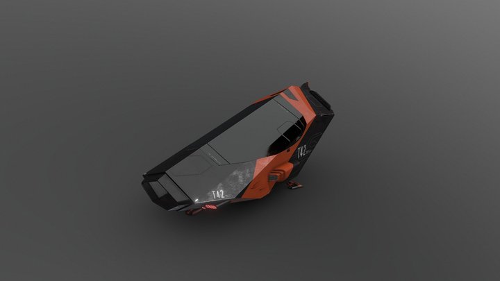 Spaceship 3D Model