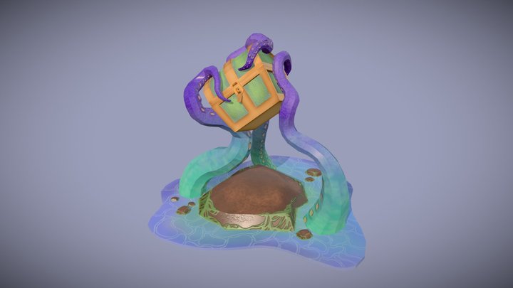 Treasure Chest 3D Model