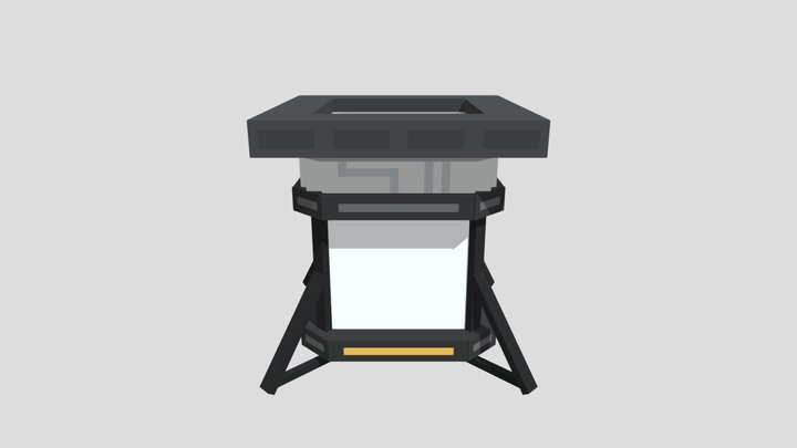Cube Dropper 3D Model