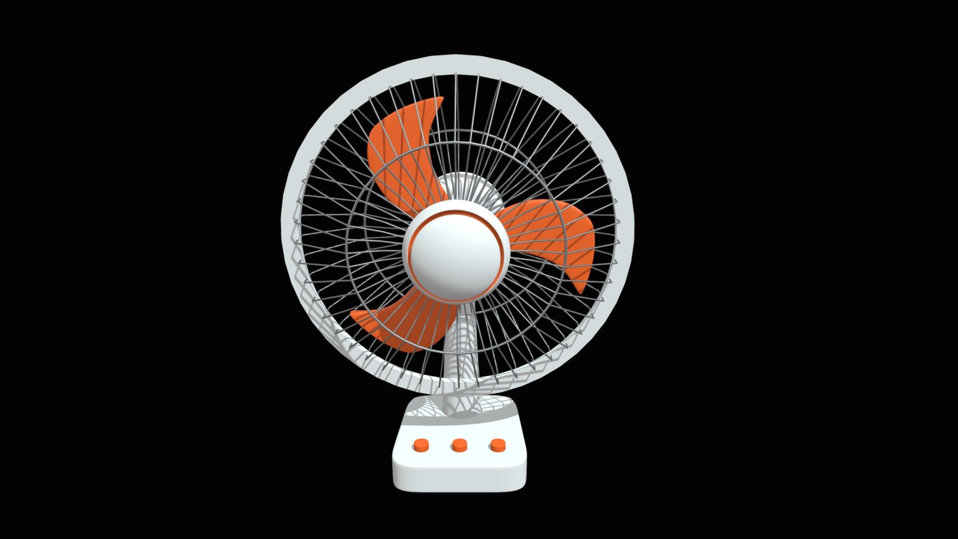 table fan 3D model by wyderka [7e6c782] Sketchfab