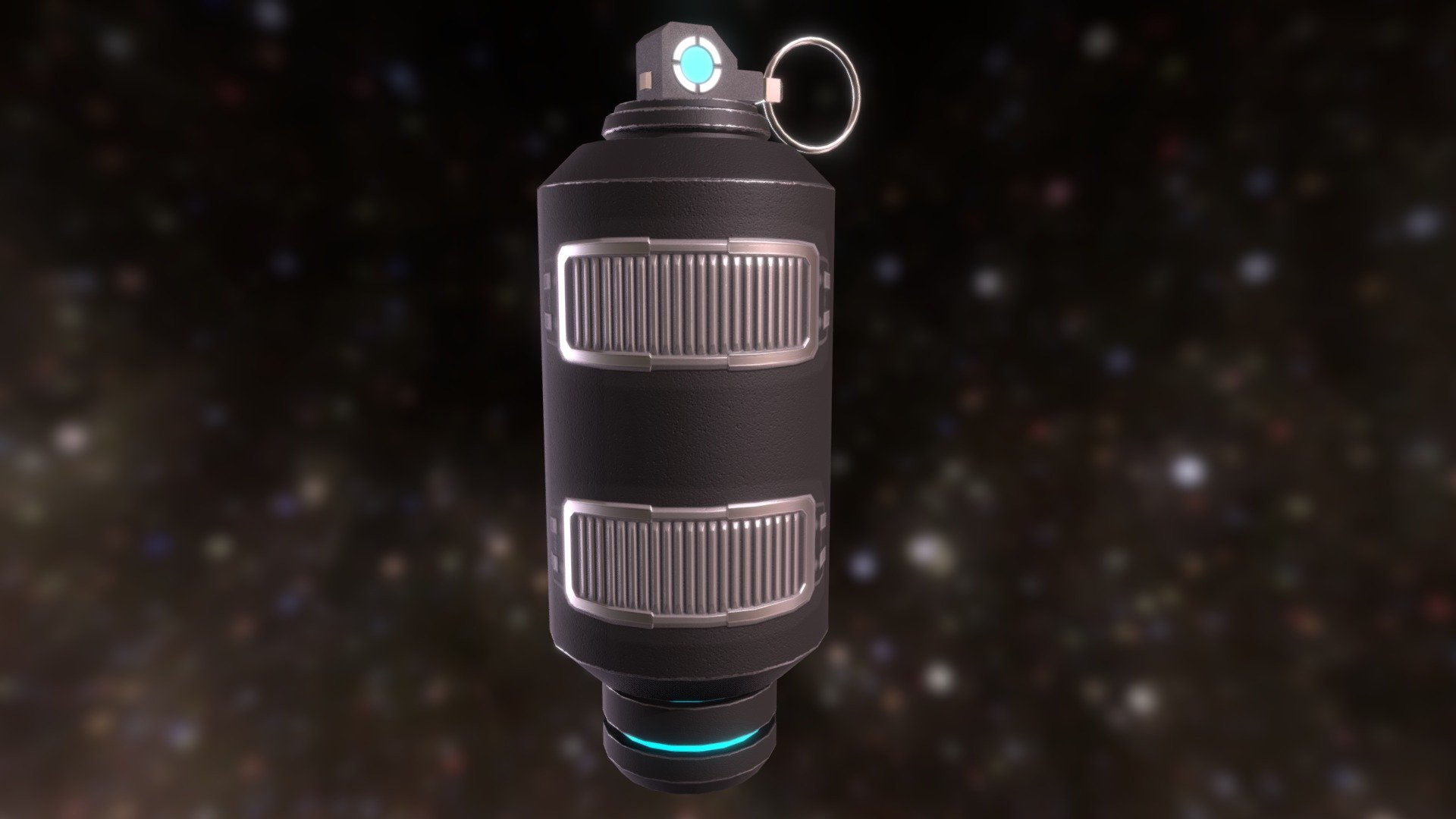 Scifi Grenade - 3D model by ZedFox [7e6c912] - Sketchfab