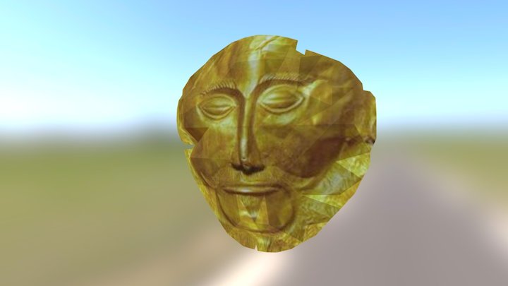The Mask of Agamennon 3D Model