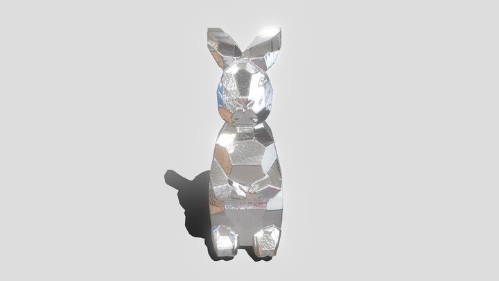 Rabbit silver 3D Model