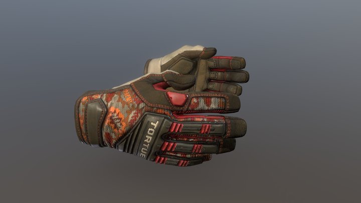 Specialist Gloves | Pow! 3D Model