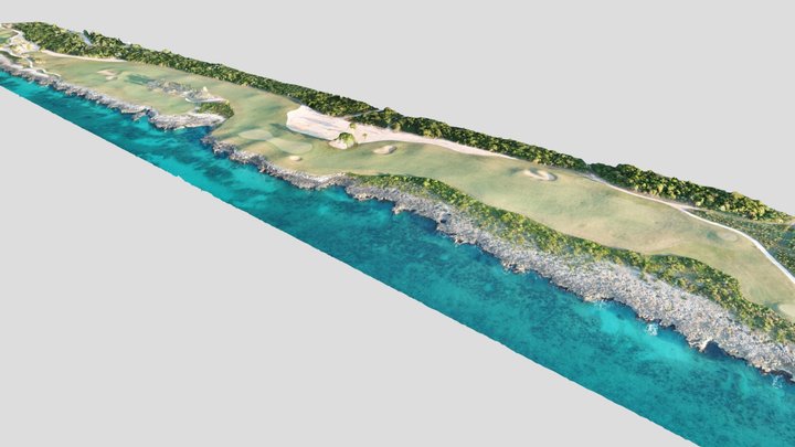 Golf by the Sea 3D Model