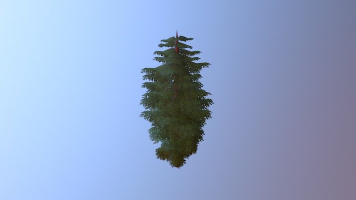 Fur Tree 3D Model