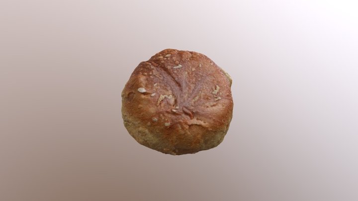 Fresh Pork Moon Cake 3D Model